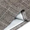 Womens High Waist Plaid Skirt Bodycon Pencil Wool Mini Skirts - Image 7