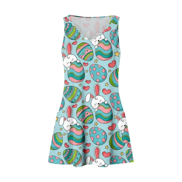 Women's Sundresses Casual Easter Summer Fashion Loose Dresses Printed Dress - Image 12