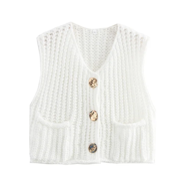 Women's thick needle vest - Image 34