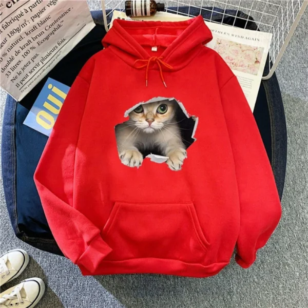 Womens Oversized Fleece Sweatshirts Long Sleeve Sweaters Pullover Fall Outfits - Image 37