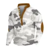 Men's new half zipper long sleeved tactical arm pullover training men's clothing - Image 3