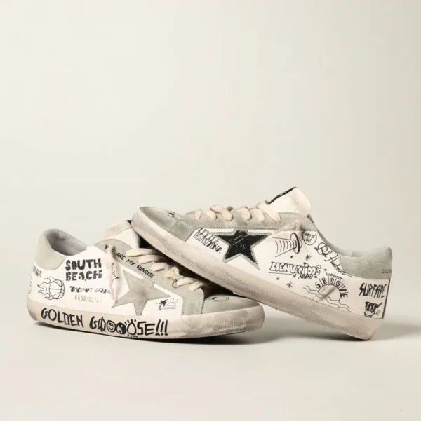 gg*db Women's shoes men's shoes graffiti board shoes - Image 7