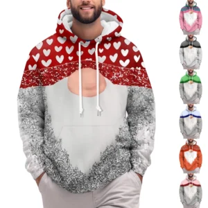 Hooded Sports Tracksuit Unisex Running Outfits Long Sleeve Pullover Hoodies