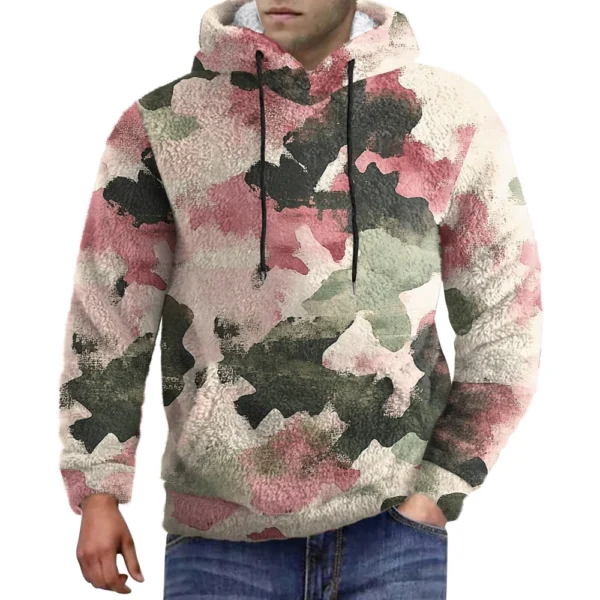 Hooded Sports Tracksuit Unisex Running Outfits Long Sleeve Pullover Hoodies - Image 7