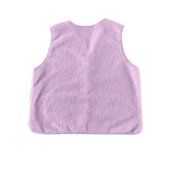 Women's Fashion Casual Loose Lamb Wool Female Short   Winter  Vest - Image 12