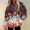 Women'S Fashion Hoodies & Sweatshirts Long Sleeve Drawstring Hoodies Christmas - Image 13