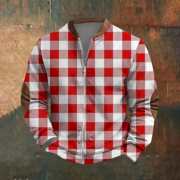 Men's Retro Casual Gradient Printed Sweatshirt - Image 19