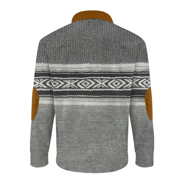 Men's Corduroy Cardigan 6-button Long-sleeved Sweatshirt - Image 10