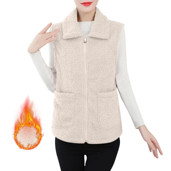 Women's Fall And Winter Temperament Lamb's Wool Thickened And Padded Warm Plus - Image 8
