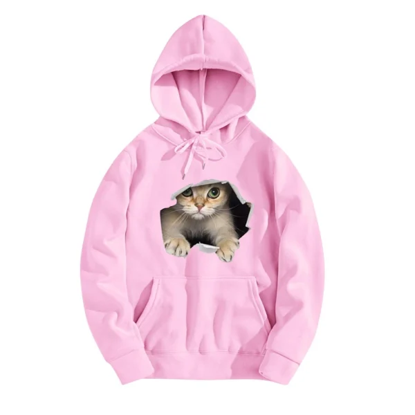 Womens Oversized Fleece Sweatshirts Long Sleeve Sweaters Pullover Fall Outfits - Image 3