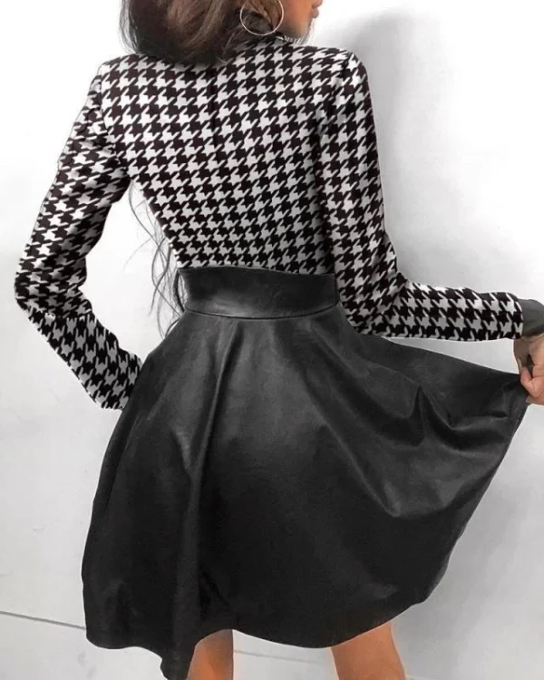 Split-waist dress woman lace-up - Image 7