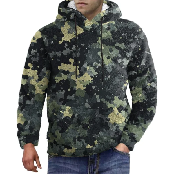Hooded Sports Tracksuit Unisex Running Outfits Long Sleeve Pullover Hoodies - Image 7