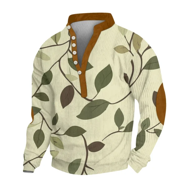 Men's new half zipper long sleeved tactical arm pullover training men's clothing - Image 9