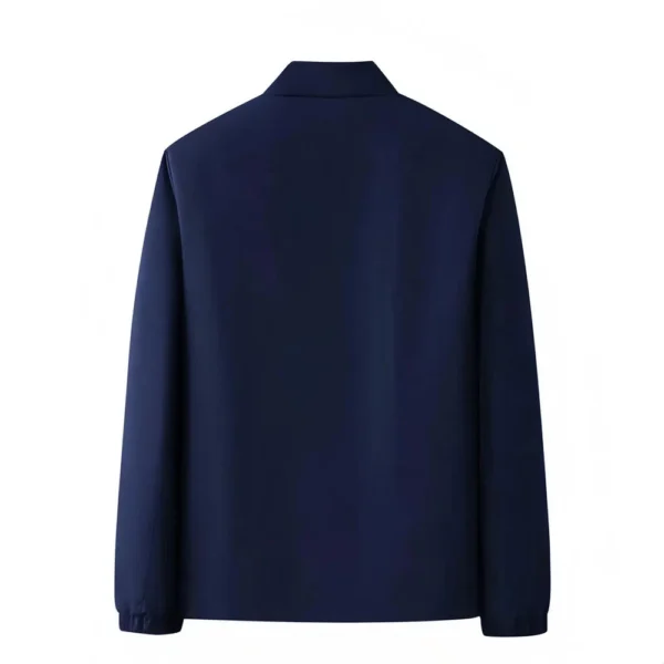 Mens Corduroy Casual Lapel Outdoor Solid Color Stylish Executive Jacket - Image 11