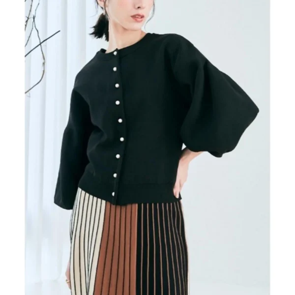 Women's loose knitted jacket - Image 19