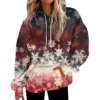 Women'S Fashion Hoodies & Sweatshirts Long Sleeve Drawstring Hoodies Christmas - Image 7