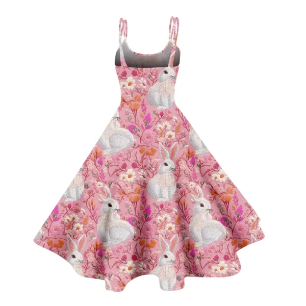 Women's Printed Sundresses Fashion Casual Loose Summer Easter Dresses Dress - Image 11