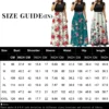 Women's Fashion Casual Loose Printed Round Neck Short Sleeve Long Dresses - Image 18