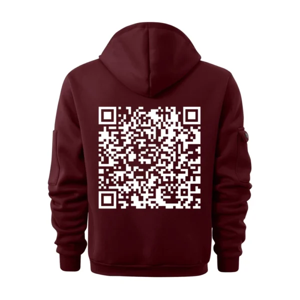 Men's Printed Sweatshirt Hoodie Zipper Arm Pocket Cardigan Men's Sports Large - Image 11
