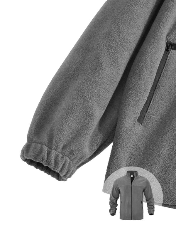 Men's jacket zipper collar jacket - Image 17