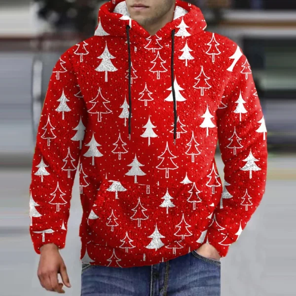 Men's Standing Collar Sweatshirt Is Outdoor Casual Sweaters Tops - Image 25