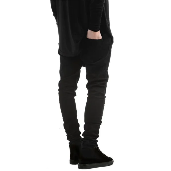 Men's stretch ripped pants tight - Image 3