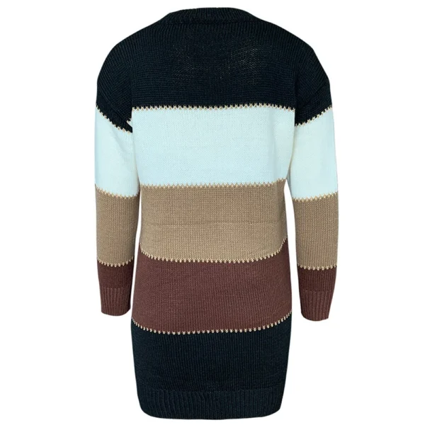 Sexy Women's Knit Sweater Long Sleeve Package Hips Party  Dress - Image 9