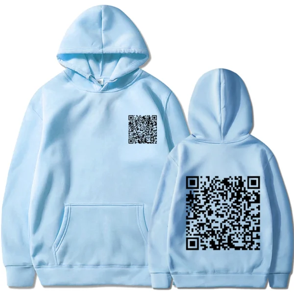 Unisex Fashion Casual Long Sleeved Round Neck Loose Plush Pullover With Rope - Image 4