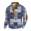 Men's Corduroy Cardigan 6-button Long-sleeved Sweatshirt - Image 13