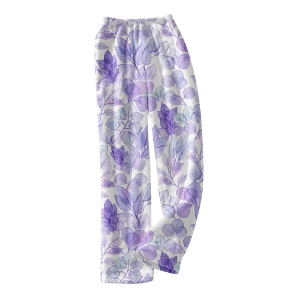 Men And Women Pyjamas Bottoms Printed Soft Comfortable Pyjama Bottoms Casual - Image 13
