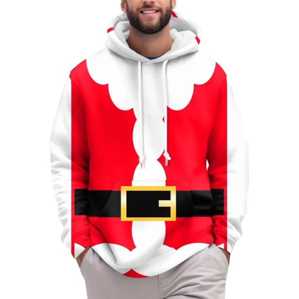 Hooded Sports Tracksuit Unisex Running Outfits Long Sleeve Pullover Hoodies - Image 2