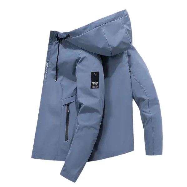 Warm and fleece thick hooded jacket for men - Image 5