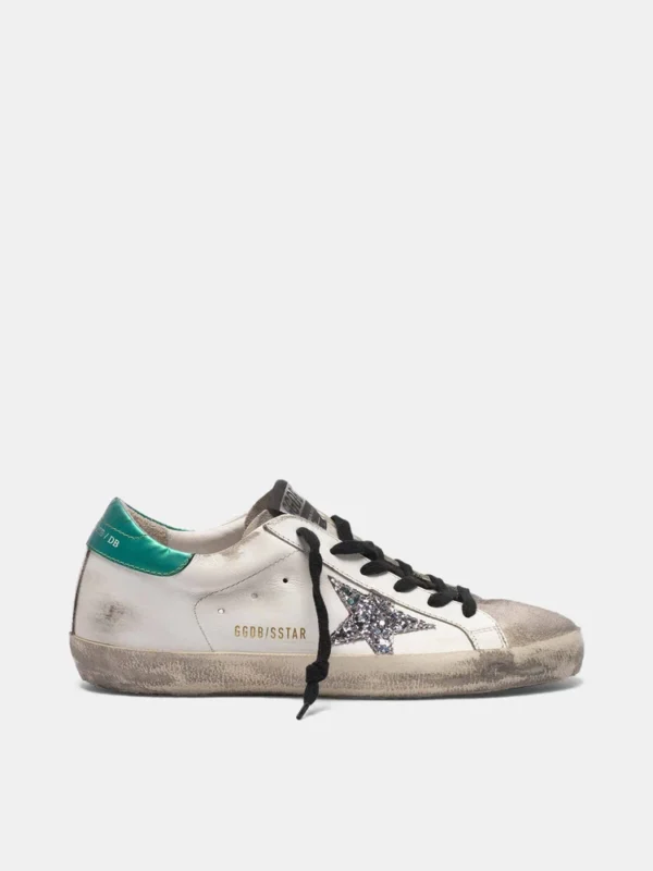 gg*db Women's shoes men's shoes green tail silver star board shoes