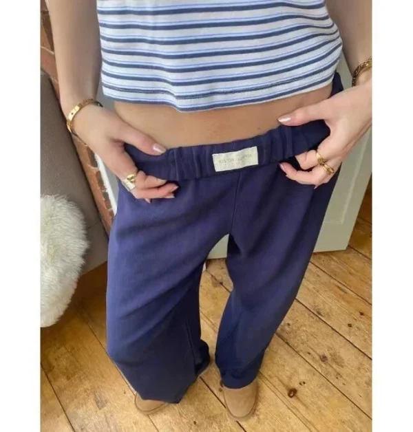 Women's Striped Wide Leg Pants Casual Pants - Image 18