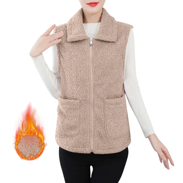 Women's Fall And Winter Temperament Lamb's Wool Thickened And Padded Warm Plus - Image 10