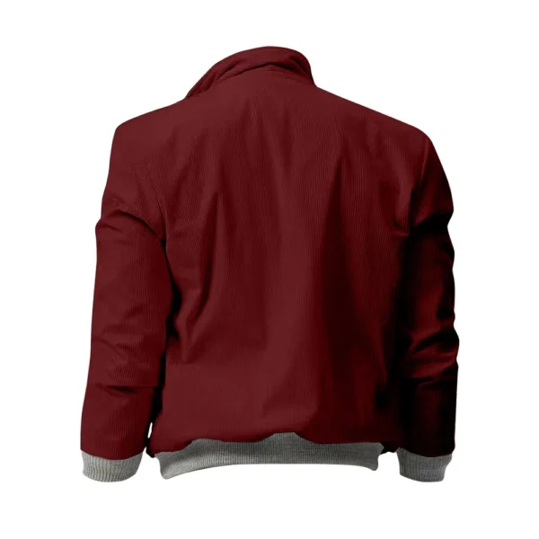 Men's Winter Corduroy Heavy Weight Long Sleeve Fashion Coat Workwear Jacket - Image 11