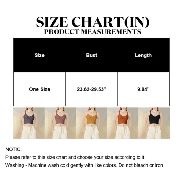 Womens Cami Adjustable Strap Camisole With Built in Padded Bra Vest Tank Tops - Image 17
