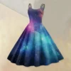 Women's Fashion  Printed Sexy Strapless Gothic Cocktail Dress Punk, Vintage - Image 28