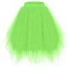 Women's Fashion Solid Color Half Skirt Party Ballet Puff Skirt Mesh Skirt - Image 37