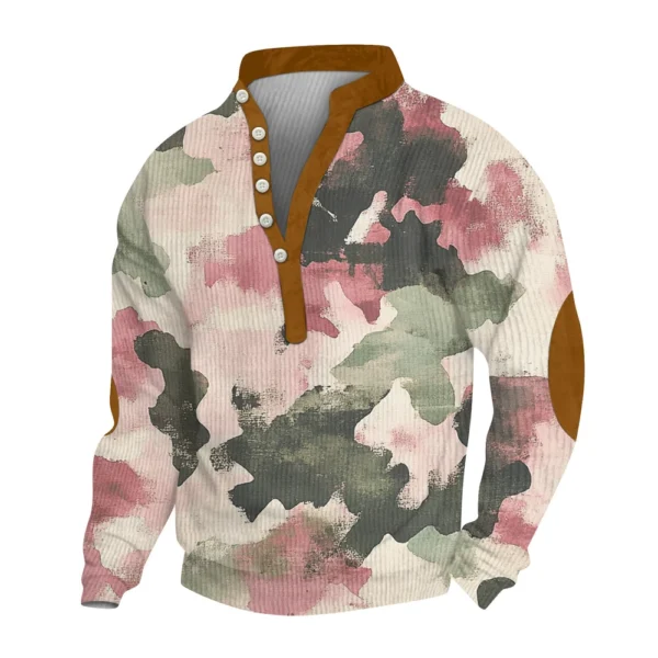 Men's new half zipper long sleeved tactical arm pullover training men's clothing - Image 23