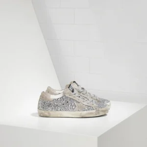 gg*db Women's shoes silver sequins do old board shoes casual