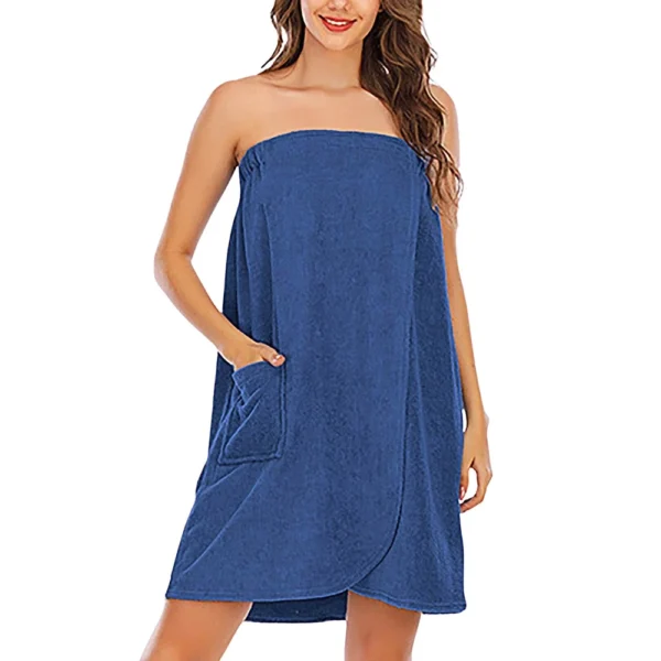 Women's Summer Homewear Bathrobe Absorbent Bath Towel Comfortable Women's - Image 16