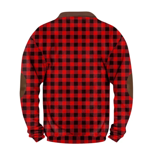 Men'S Retro Casual Sportswear With Open Zipper Sweatshirt Jacket - Image 11