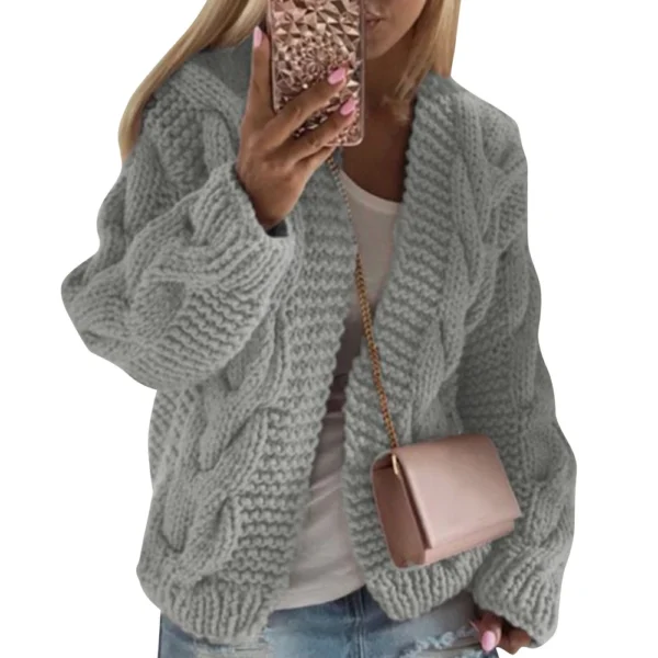 Women's Fashion Casual  Knit Cardigan Sweater - Image 29