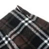 Womens High Waist Plaid Skirt Bodycon Pencil Wool Mini Skirts - Image 12