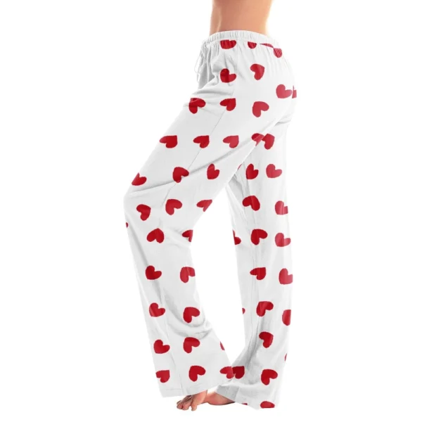 Women's Allover Printed Home Pants Sleeping Pajama Pants Long Pants Pajama - Image 37