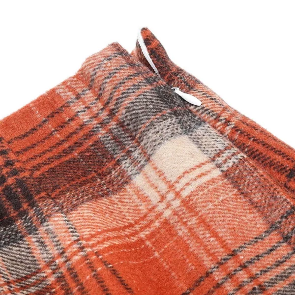 2024 Women's high-waisted plaid skirt tight pencil wool mini skirt - Image 9