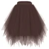 Women's Fashion Solid Color Half Skirt Party Ballet Puff Skirt Mesh Skirt - Image 28