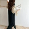 Loose splicing dress long dress - Image 8