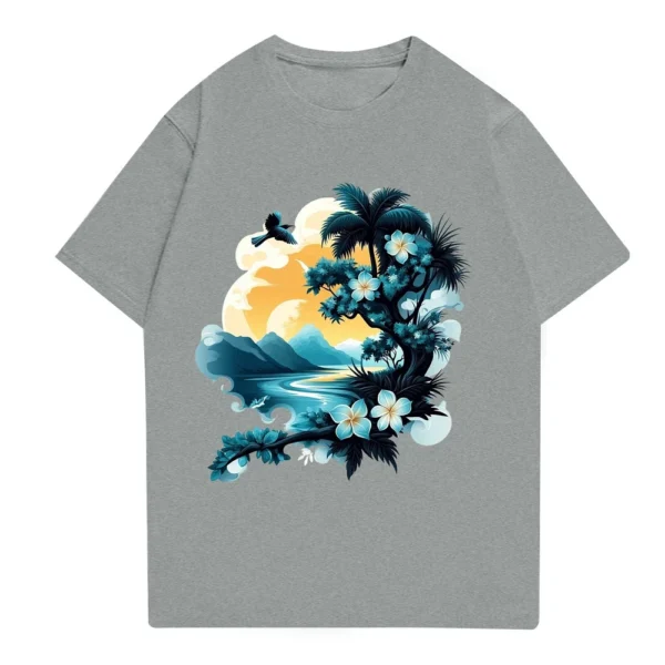 Men's Stand Collar Short Sleeve Shirt Loose Leisure Holiday Shirt Man - Image 5